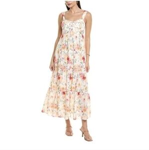 Yumi Kim Tiered Maxi Floral Dress Size 2X